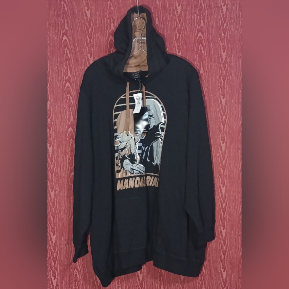 STAR WARS MANDALORIAN This Is The Way Sweatshirt Hoodie Pocket Long Sleeve 5X